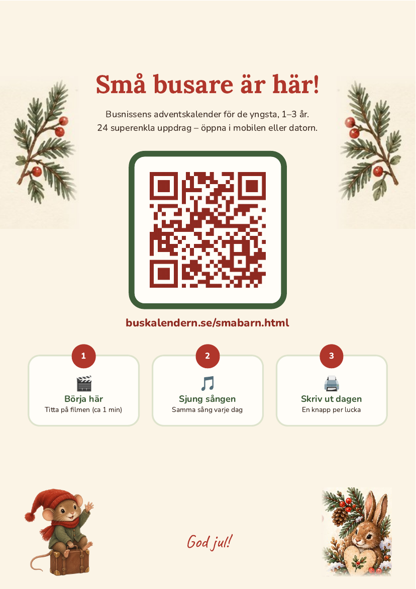 Delningsblad med QR-kod