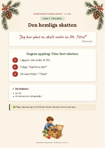 Lucka 7 december: Den hemliga skatten